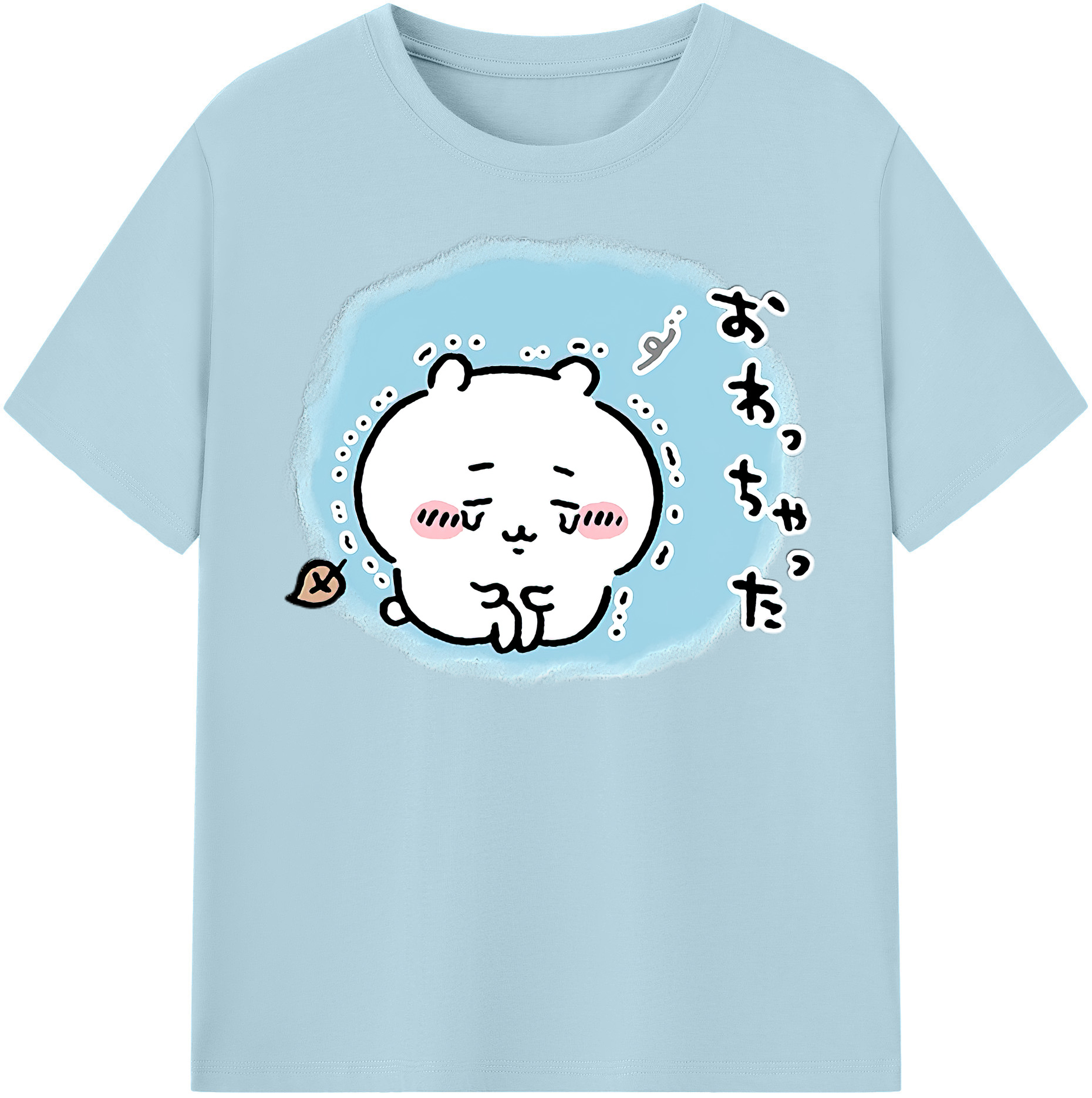 （画像用） ちいかわ ちいかわ Chii-kawa chiikawa 綿100％半袖Tシャツ（フロントプリント）